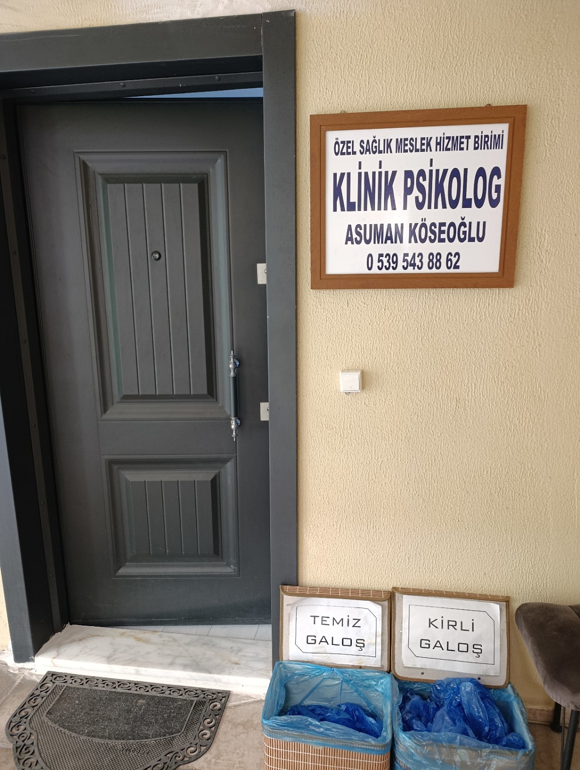 Klinik giriş kapısı